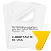 Kosiz 50 Pack Matte Self Adhesive Laminating Sheets, 9 x