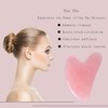 Pink Gua Sha Massage Tools: Facial, Body, Neck, and Eye