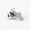 M3-0.5 x 10mm Flat Head Hex Socket Cap Screws Countersunk
