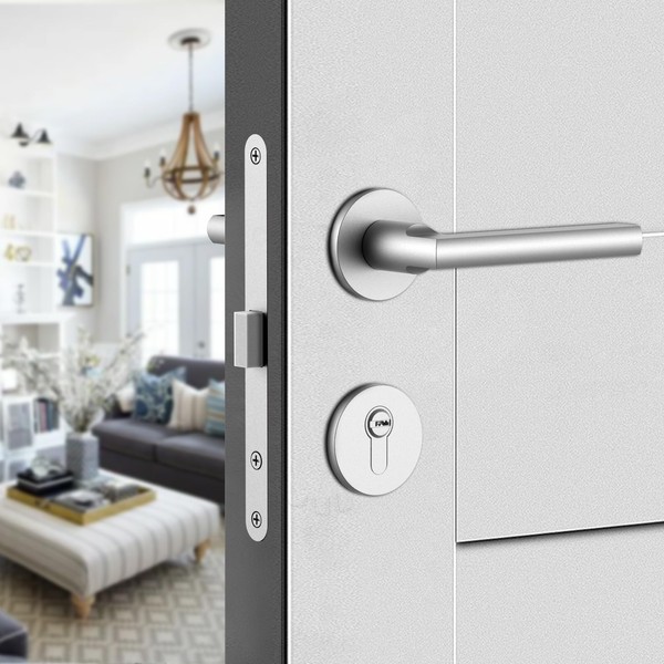 Magnetic automatic door lock Silent locking Anti-collision design Zinc alloy