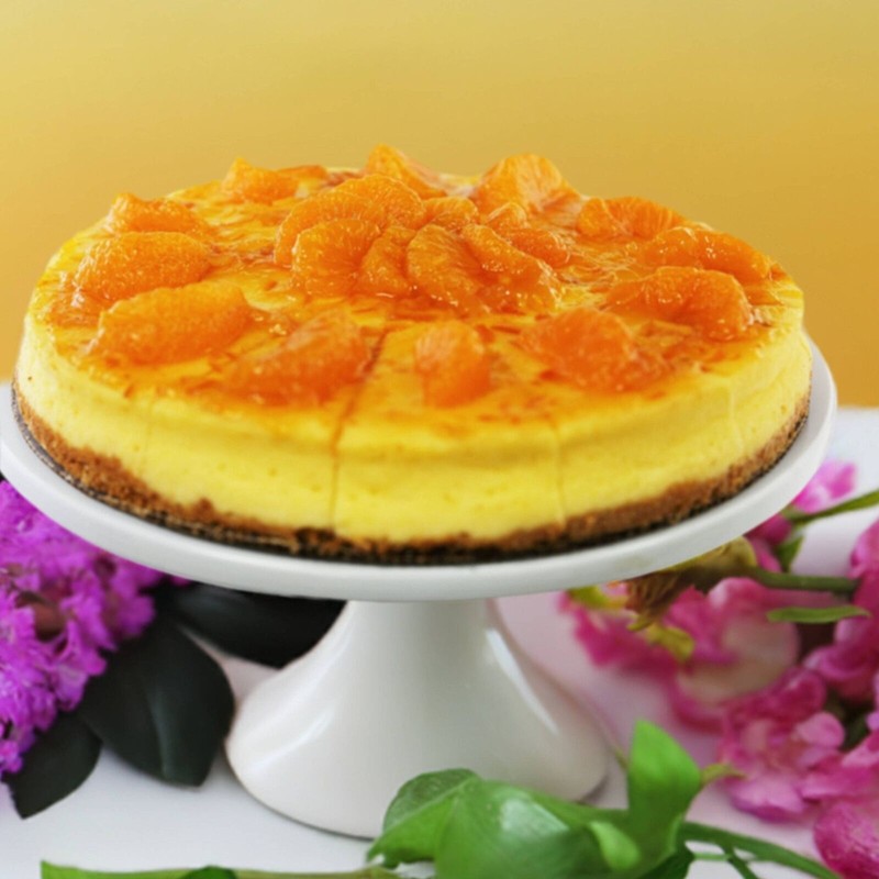 Andy Anand Orange Cheesecake with bits of Orange 9" 2