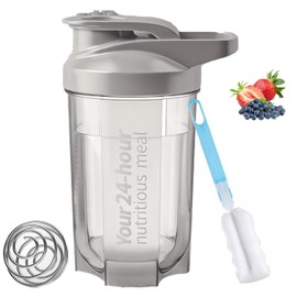 600ML/20OZ Botella para Proteina de Cocteleram, JASUVII Proteina Shaker, Botella agitadora para de Suplemento Fitness y Deportes, Sin BPA y Leak Proof