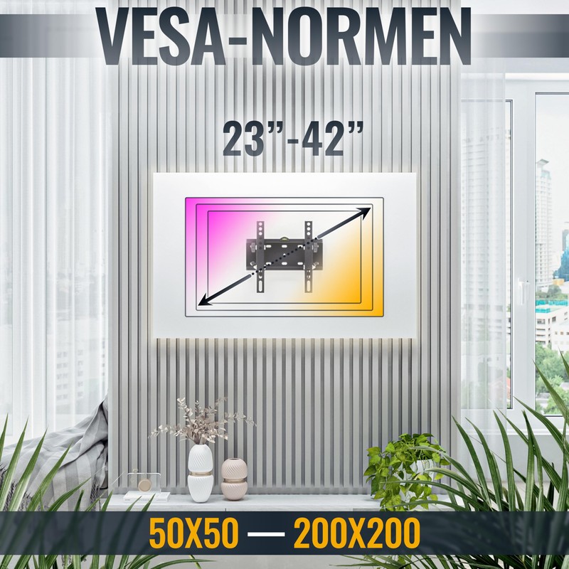 RICOO TV Wall Mount R09 R07 N2122 R17 N2364 Black