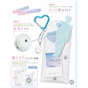 [Clear Pouch] Clear Pouch with Carabiner L/Pink Coolier Accessory Case,