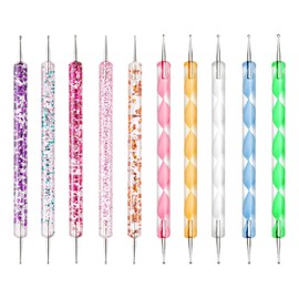 10pcs Nail Art Pens Acrylic Nail Art Pens Double Ended Nail Art Pens Nail Art Decoration Tools Nail Art Accessories