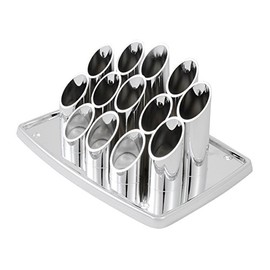 KNS Accessories KC9950 Vintage Speaker Cover, Chrome Pipe Organ Style, for 6x9, 1 Pack