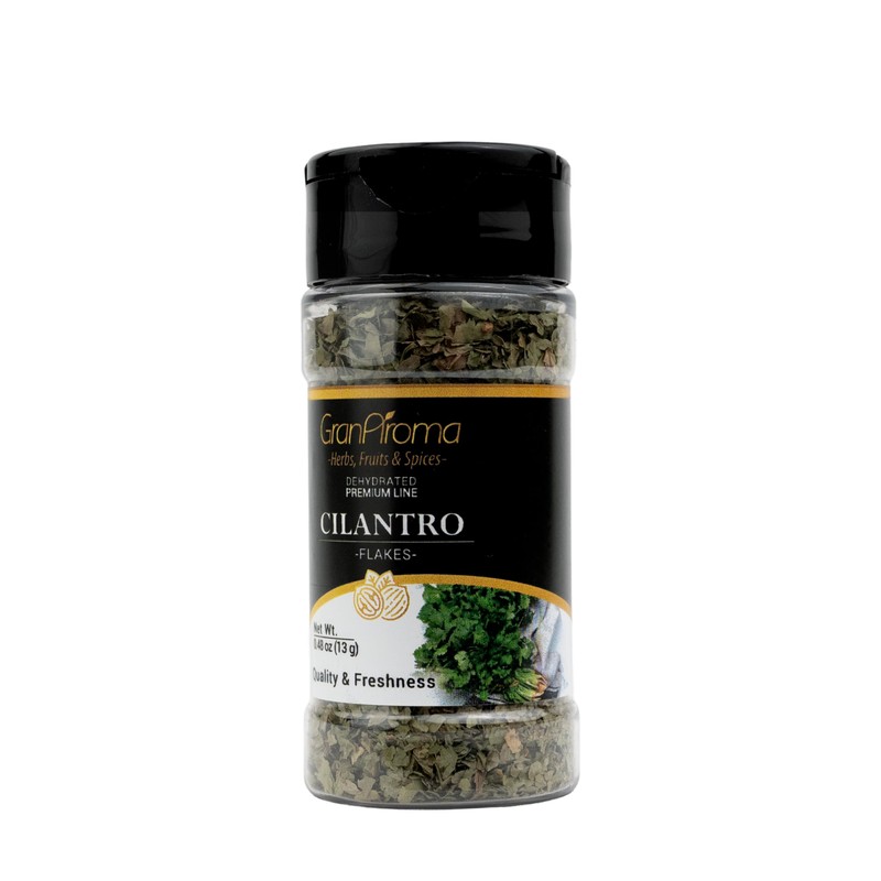 GranAroma Cilantro Flakes, Aromatic Spice, Salsas & Tacos (0.48 Ounce)