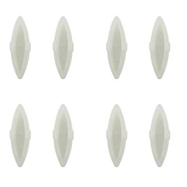 Motipudy 1133070 Toilet Seat Bumper Service Kit Replacement for Toilet Lid Rubber Gasket Buffer 1236365 (8 Pack)