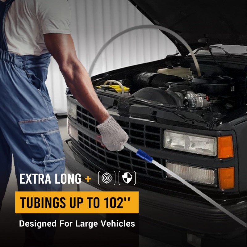 EWK 6.5L Manual Oil Extractor Pump for Oil Change, Fluid