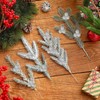 100pcs Christmas Silver Holly Berries Artificial Silver Berry ,Artificial Fruits