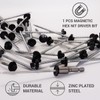 SKIR'CO (Pack of 10) Painted Roofing Screws 4.8 x 100