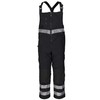 RefrigiWear Insulated Softshell Enhanced Visibility Bib Overalls for Men Work