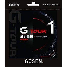 GOSEN TSGT10BK Tennis Gut G Tour One 16 Black