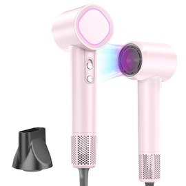 Hair Dryer Ionic, 110,000 RPM Hair Dryers for Women with Ceramic Technology Nozzle for Fast Drying, High Speed Blow Dryer 3-Speed Thermo Control Professional, Low Noise Design for Home Travel Salon