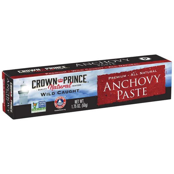 Crown Prince Natural Anchovy Paste, 1.75-Ounce Tubes (Pack of 12)