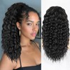 SHNMIN SHNMIN Ponytail Extension,Curly Drawstring Ponytail Extension for Black Women