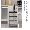 山崎実業 まな板&包丁スタンド タワー ブラック 6776