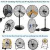 30 Inch Fan Cover,Dustproof Covers for 30" Industrial Pedestal Floor