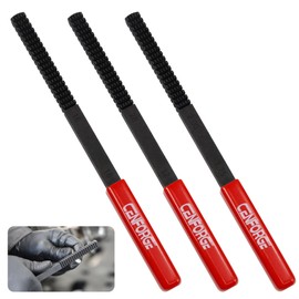 CENFORGE 3Pcs Metric & SAE Thread File Set - Restorer Kit & Repair Tool for External Bolts, Screws, Pipes with Safety Caps