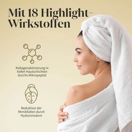 Glow25® Collagen Eye Pads [6 Sachets] with 18 Highlight Active Ingredients - Eye Pads with Hyaluronic Acid - Activates Collagen Formation - Free from Silicones, Parabens