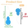 HJZHII 60Pcs Plastic Needle Threaders, Gourd Shaped Sewing Needle Threader