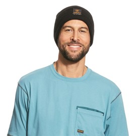 Ariat 10027798ONESIZE Men's Rebar Beanie Black & White Heather OneSize