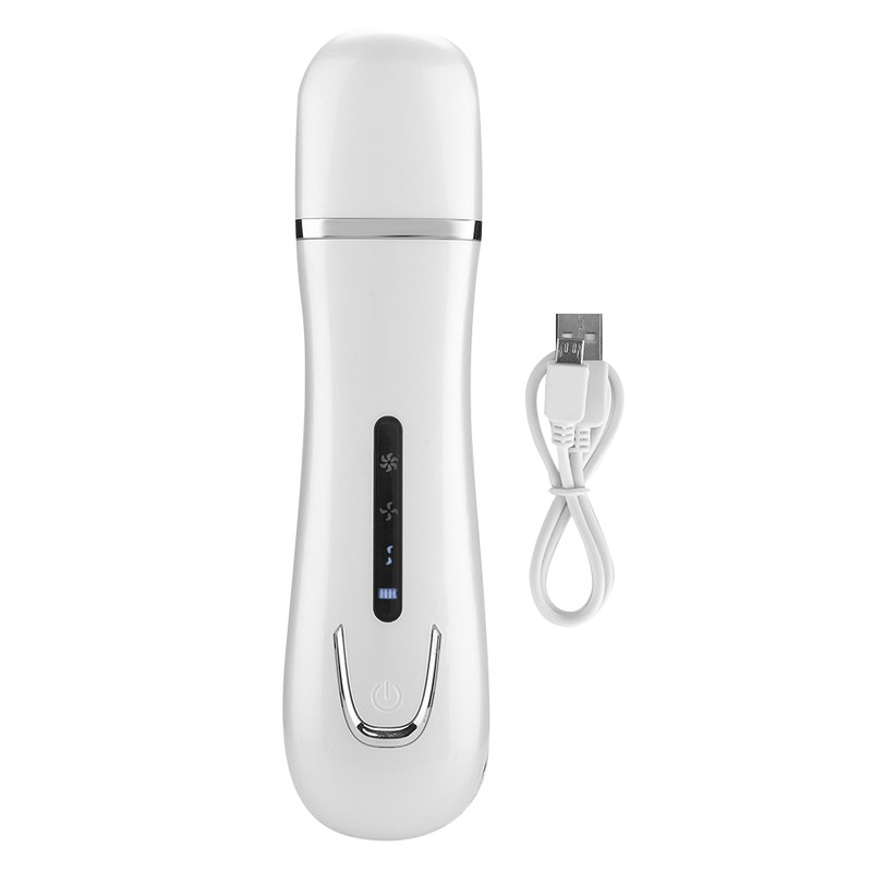 Ultrasonic Face Skin Scrubber Blackhead Removal Ion Cleaner Facial Cleanser