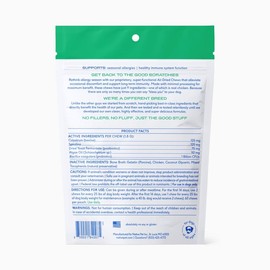 Native Pet Allergy Chews for Dogs – Air-Dried Soft Chews Made with Real Chicken, Supports Itch Relief, Seasonal Allergies & Immune Health, 60 Count