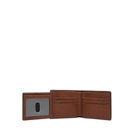 Fossil Men's Huntington Bi-Fold Wallet, brown