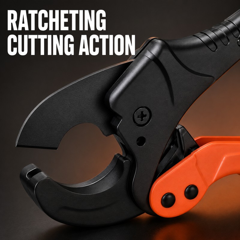 PVC Pipe Cutter for PEX, PVC, PPR & Plastic Hose