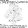 10M(10.9Yards) Eyelet Curtain Tape 40 Rings Sewing Tape Silver Curtains