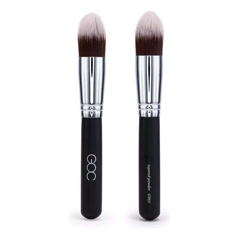 Goc, Brocha, Tapered Powder, Punta Fina Para Polvo, G963