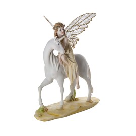 Mousehouse Gifts - Enchanting Fairy Ornament with Golden Wings, Nursery Decoration for Baby Girls and Boys