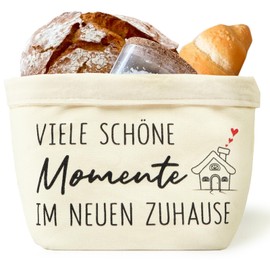 MEJOSER Housewarming Gifts Home Bread Basket Housewarming Gift Bread and Salt Gift for Housewarming Moving Bread Bag Bread Basket Made of Fabric
