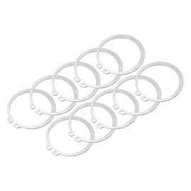 PATIKIL 62mm OD External Retaining Rings, 10 Pcs C-Clip Retaining Shaft Snap Rings 304 Stainless Steel External Circlip for Automobile Valve Equipment Bearings