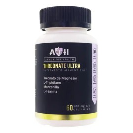 Suplemento Nutricional Treonato Magnesio Sin Sabor Armor For Health 60 Caps