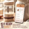 Superbaking Sourdough Starter Jar, Beginner Sourdough Starter Kit, 34oz Wide