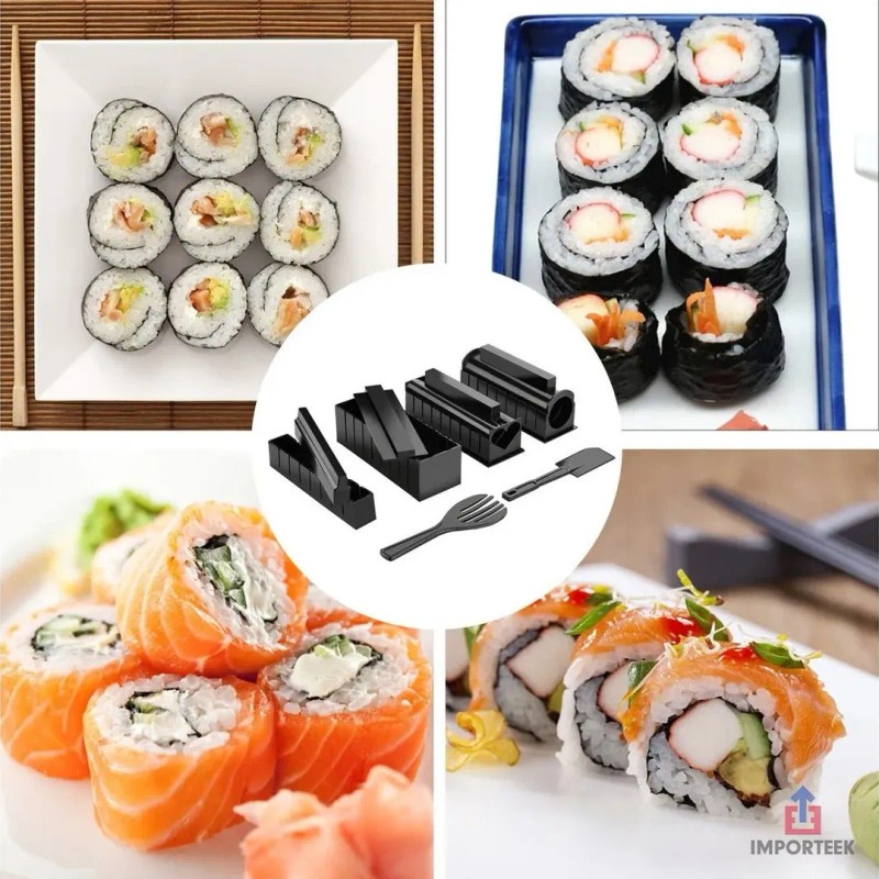 Herramienta De Sushi, Molde Para Hacer Sushi Rollos 11 Pzs