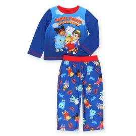 Daniel Tiger Neighborhood Toddler Boys Long Sleeve Pajamas Set (3T, Blue)