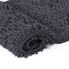 LuxUrux Bath Mat-Extra-Soft Plush Bath Shower Bathroom Rug, 1'' Chenille