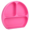Silicone Divided Toddler Plates DIY Complementary Food Placemat Suction Cup