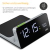 Braun Digital Alarm Clock with VA LCD Display, 10W Qi
