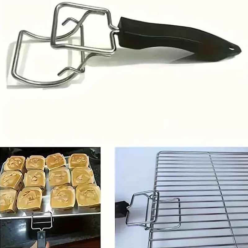 2Pcs Oven Tray Extractor Grills Extractor Oven Rack Push Tool