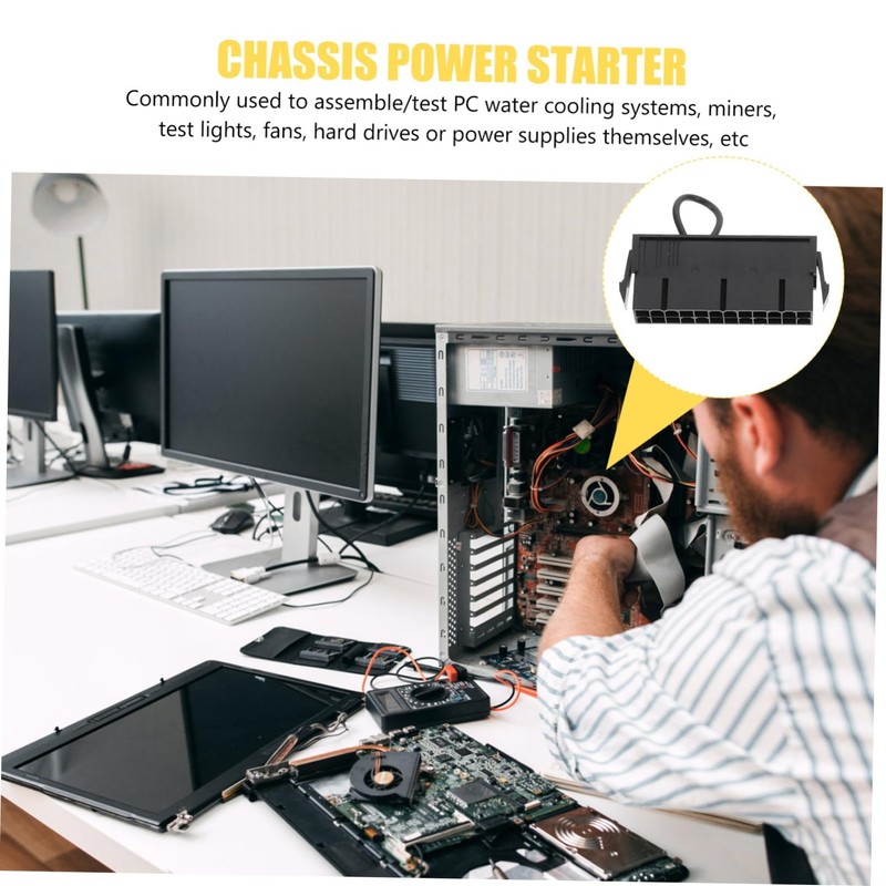 OSALADI Power Supply Tester Kit ATX Power Supply Jumper Bridge