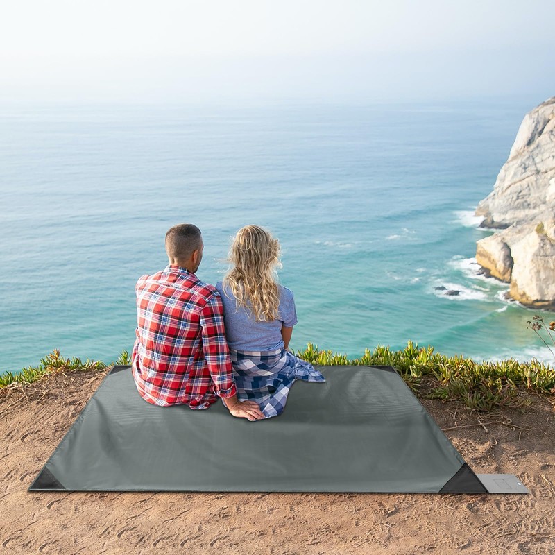 Odoland Waterproof Sandproof Leisure Sheet, 43.3 x 63.0 inches (110