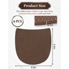 3 Pairs Shoe Heel Repair Rubber Pads