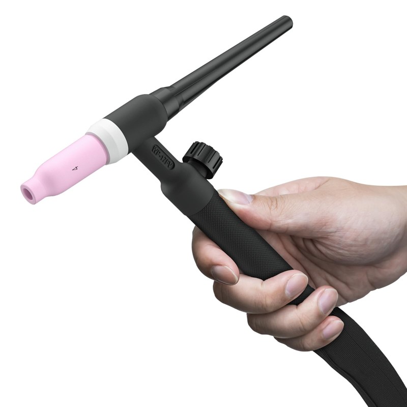 YESWELDER Tig Welding Torch WP-17FV(Gas-Valve Head) Flexible Head Air-Cooled TIG