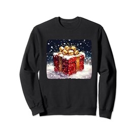 Pretty Festive Present Costume for Xmas Eve Sweatshirt