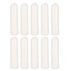 WOONEKY 10 Pack White Essential Oil Refillable Aromatherapy Tubes Compact