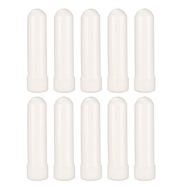 WOONEKY 10 Pack White Essential Oil Refillable Aromatherapy Tubes Compact Essential Oil for Travel